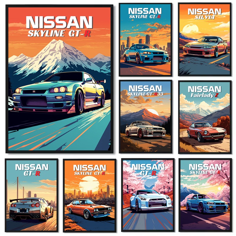 Japanese Lifestyle Gifts - Retro japanischer klassischer Sportwagen aus den