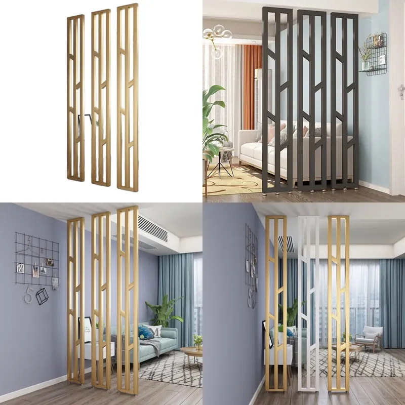 Shoji Screen Divider - Nordischer Raumteiler aus Eisen, moderne freistehende