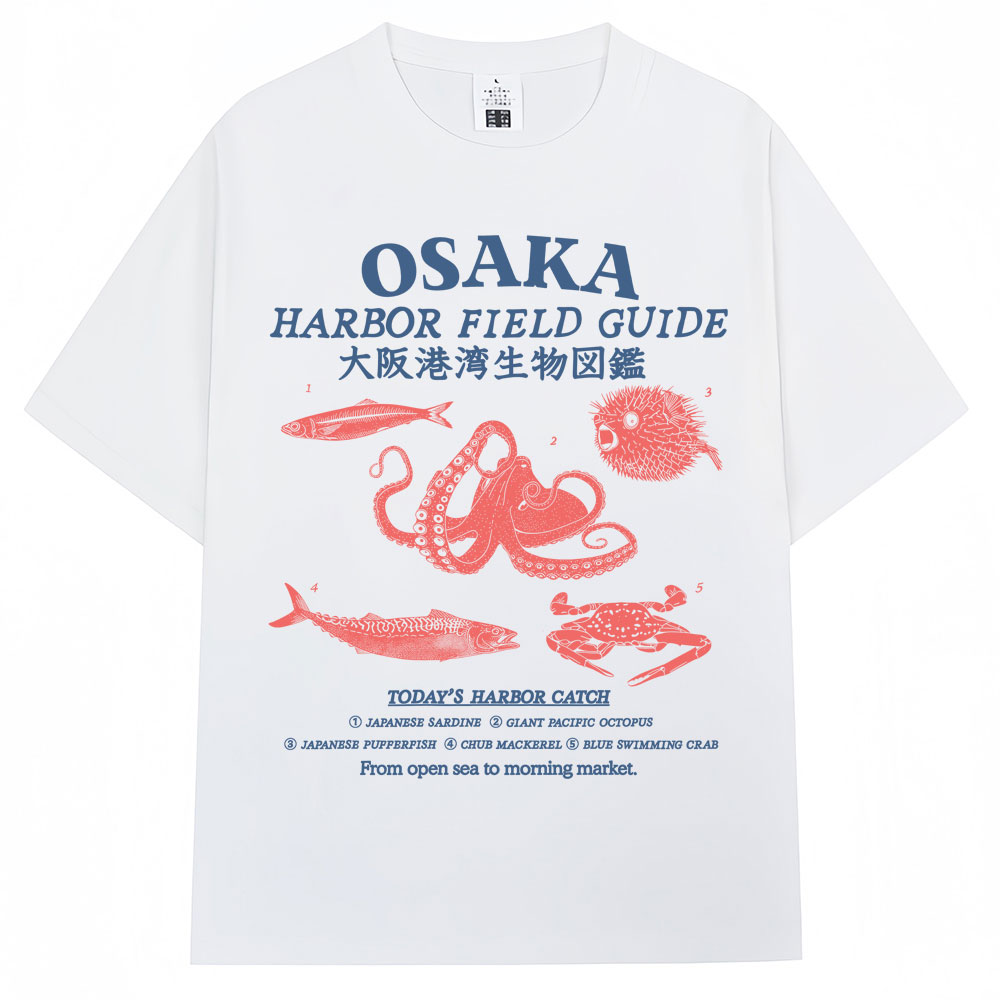 Japanese Man Lifestyle - Japanischer Stil Osaka Harbor Field Guide