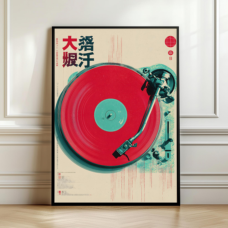 Japanische Schallplatte Retro  – Japanese Lifestyle Gifts Bewertung und Preis