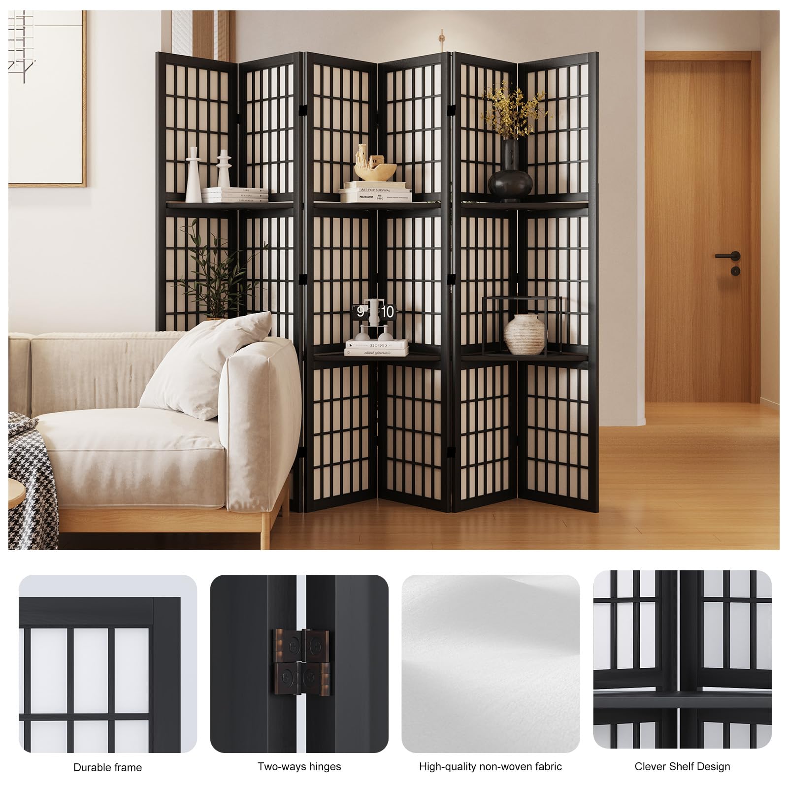 Raumteiler, 170 cm hoch, japan – Shoji Screen Divider Bewertung und Preis