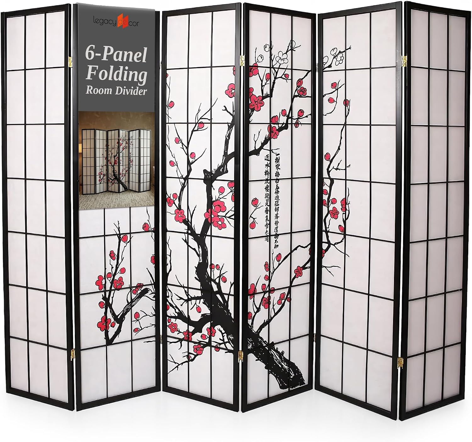 6-teiliger Raumteiler im Shoji – Shoji Screen Divider Bewertung und Preis