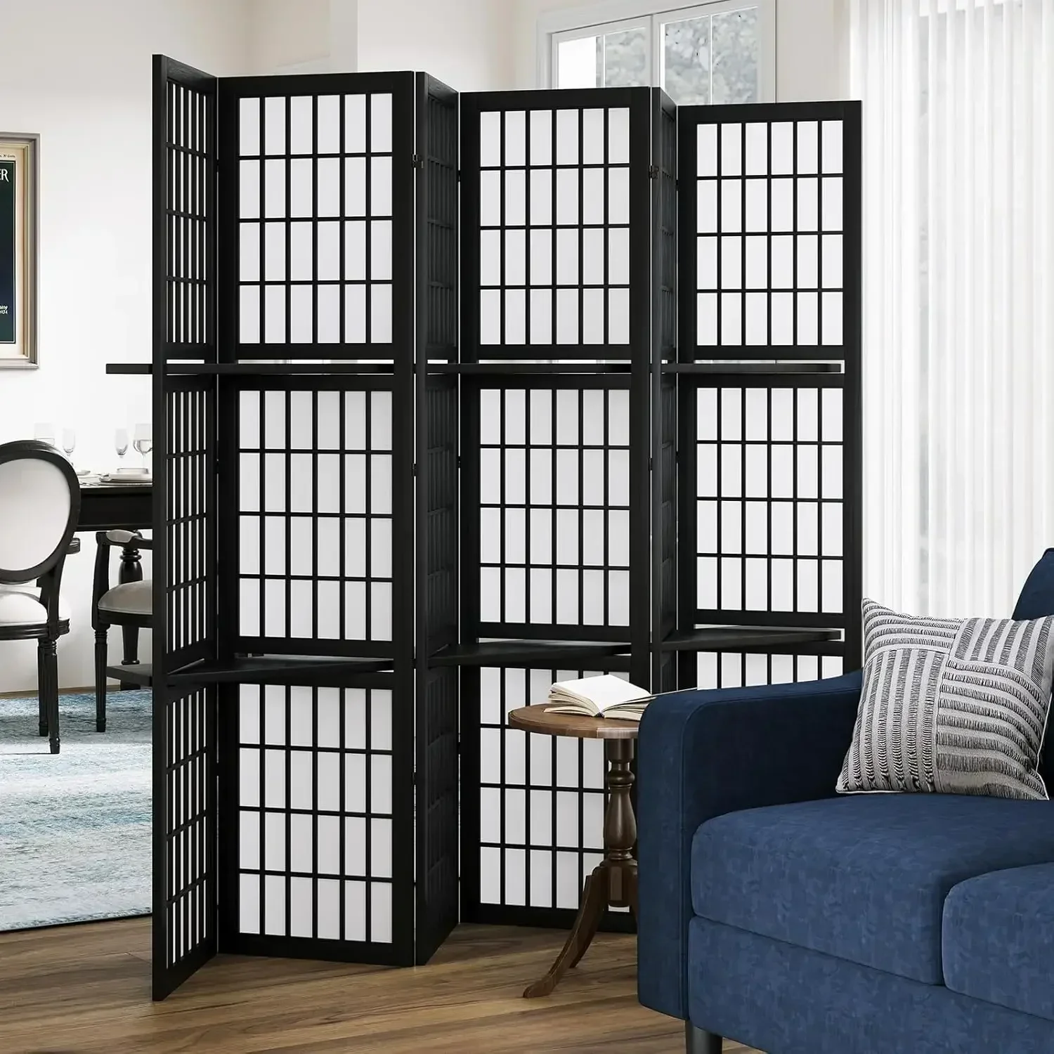 6-teiliger, 1,70 m hoher, falt – Shoji Screen Divider Bewertung und Preis