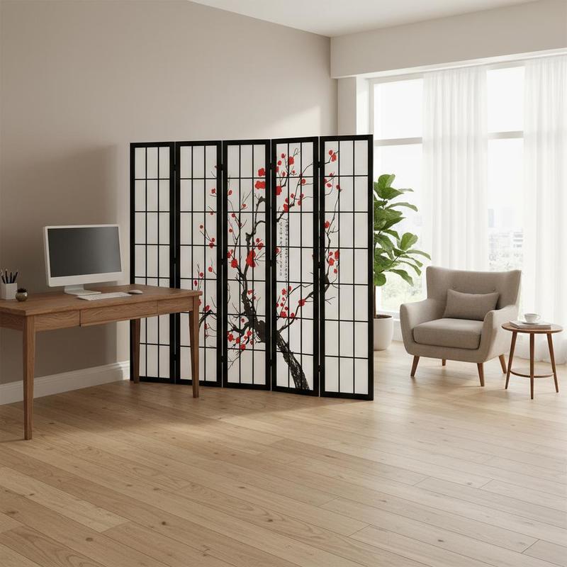 Japanischer Shoji-Schirm mit 6 – Shoji Screen Divider Bewertung und Preis
