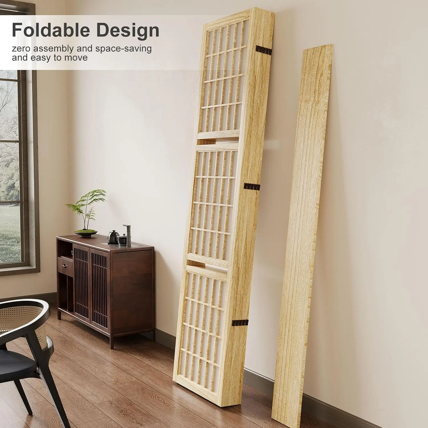 Raumteiler mit Regalen, 170 cm – Shoji Screen Divider Bewertung und Preis